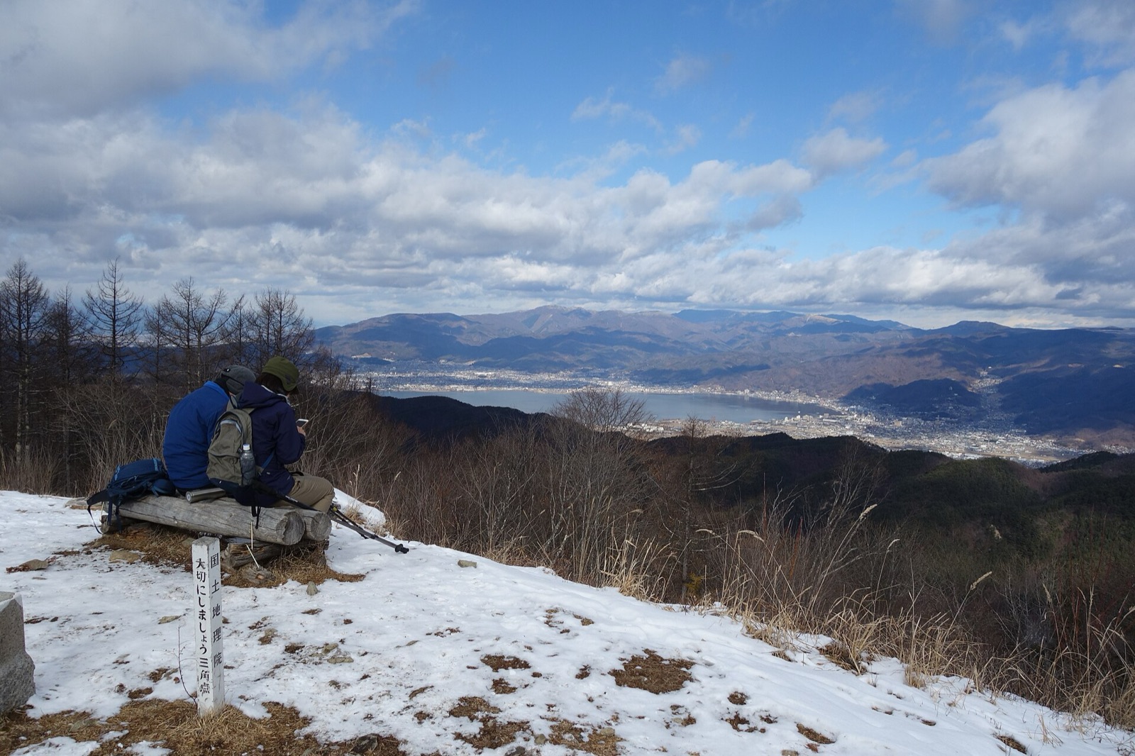 守屋山眺望諏訪湖